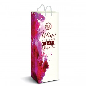 Full Colour Paper Wine Bags